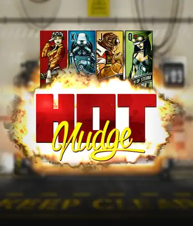 Step into the mechanical world of Hot Nudge Slot by Nolimit City, featuring detailed visuals of steam-powered machinery and industrial gears. Enjoy the excitement of the nudge feature for enhanced payouts, along with powerful symbols like the King, Queen, and Jack of the steam world. A captivating approach to slots, ideal for players interested in innovative game mechanics.